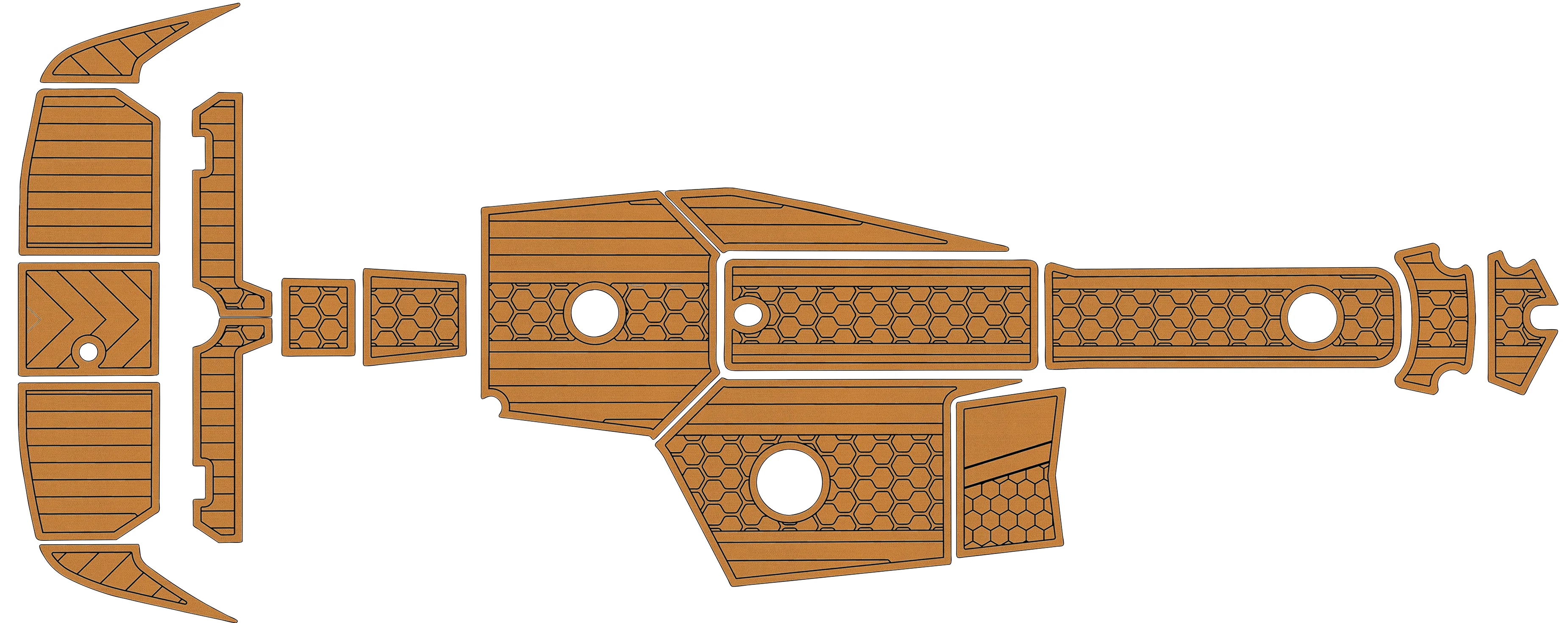 

2012 seadoo 210 SP Challenger Two chair Cockpit swimming platform faux teak