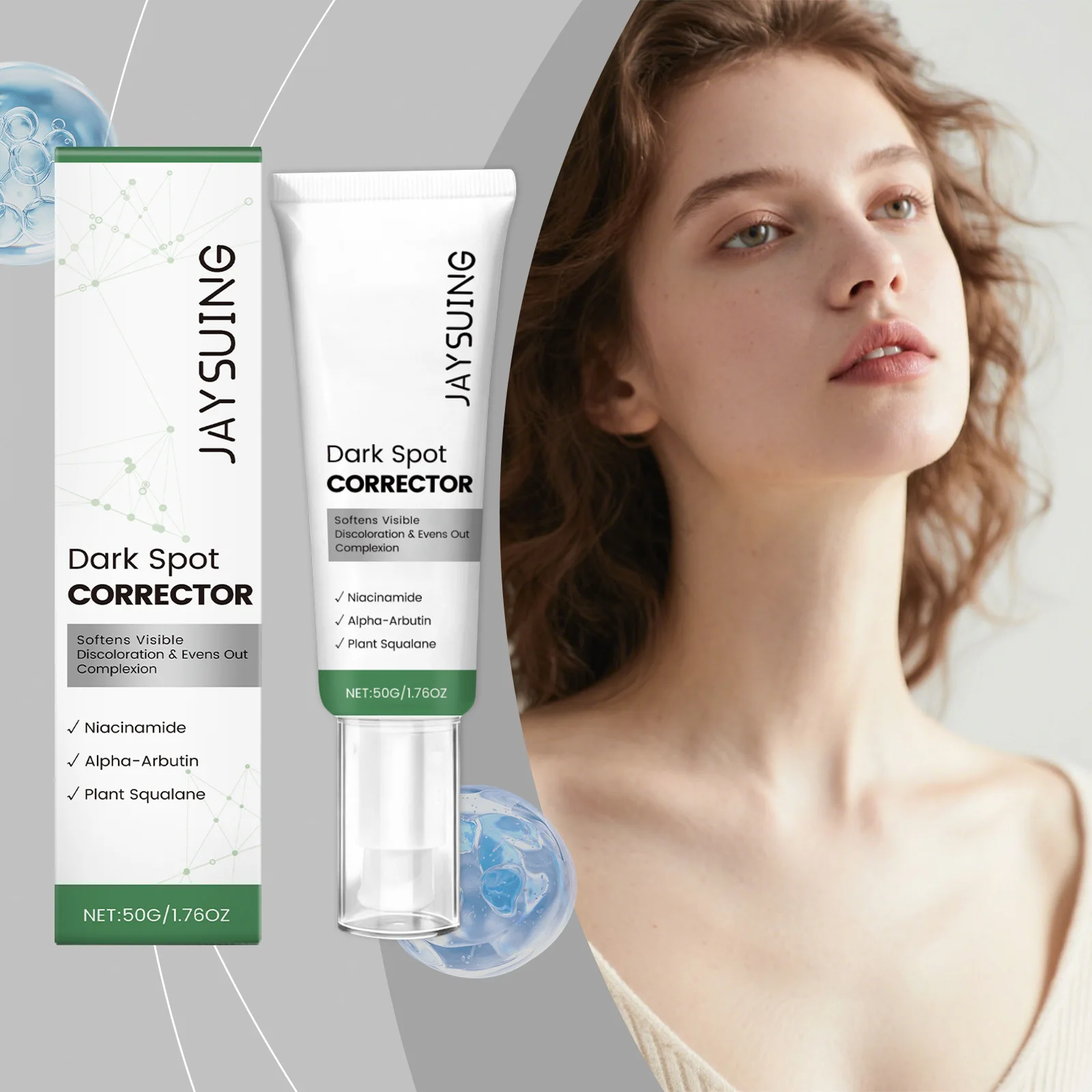 Niacinamide Arbutin Face Essence Cream Brighten Skin Even Face Tone Fade Dark Spots Repair Dull Skin Fast Absorb Skin Care Serum