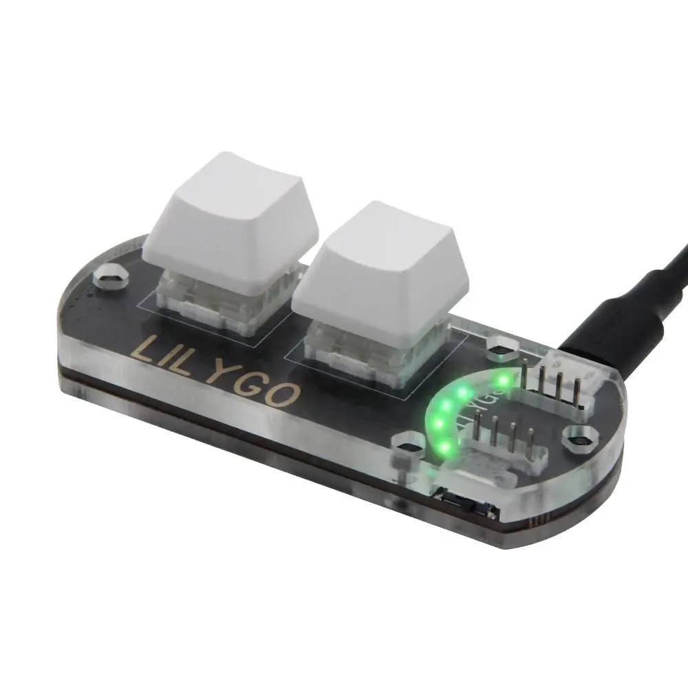 LILYGO T Encoder Shield V1.0 CH552 Custom Key and APA102 RGB LED
