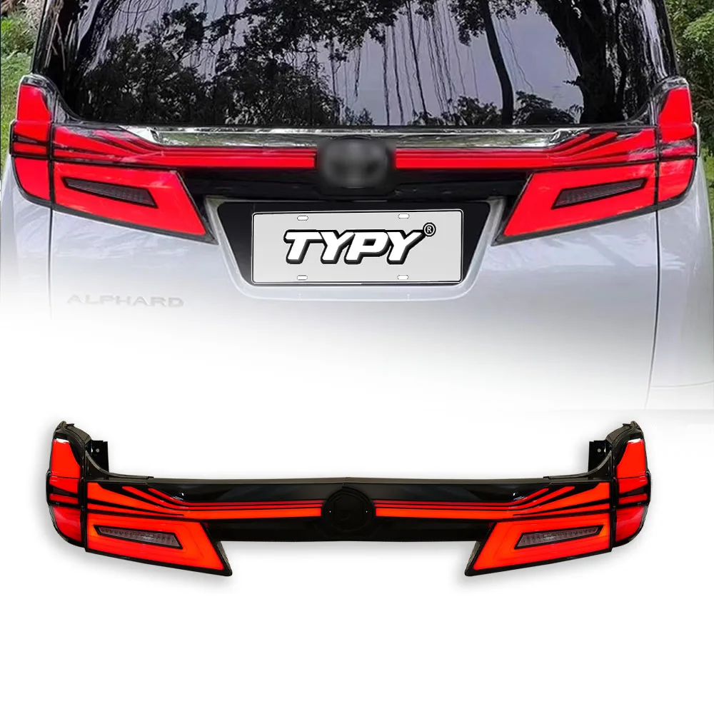 Car Tail Lights For Toyota Alphard 2015-2023 Vellfire LED Car Tail Lamps Daytime Running Lights Dynamic Car Accessories