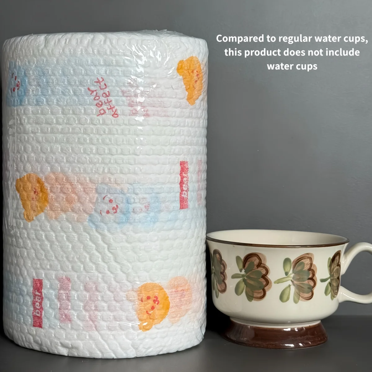 400pcs/1Roll Lazy Cloth Disposable Kitchen Wet Dry Dual-use Household Cleaning Special Paper Household Dishwashing Cloth Tissue