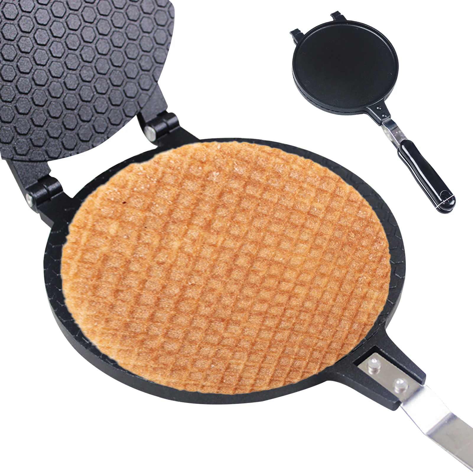 Waffle Cone Maker Stove Top Waffle Cone And Bowl Maker Easy Flip Homemade Ice Cream Cone Iron Machine Pancake Mold For Birthday