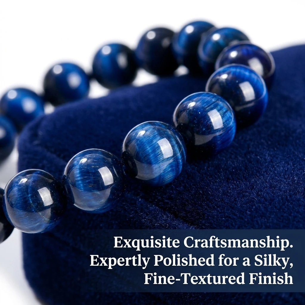 4pcs Boho Style Tiger Eye Beaded Bracelets Elastic Rope Natural Stone Color Change Handmade Bracelet Jewelry for Men Women