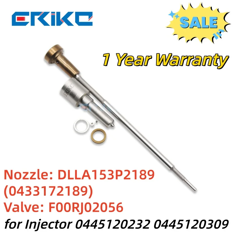 Common Rail Diesel Injector Overhaul Kits F00RJ03506 Nozzle DLLA153P2189 0433172189 Valve F00RJ02056 for 0445120232 0445120309