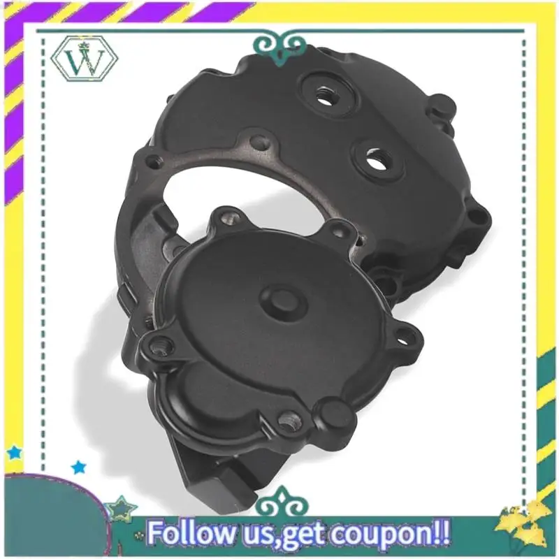A82U-Motorcycle Engine Cover Motor Stator Cover Crankcase Cover Protector Shell For Kawasaki Ninja ZX-10R ZX10R 2006-2010
