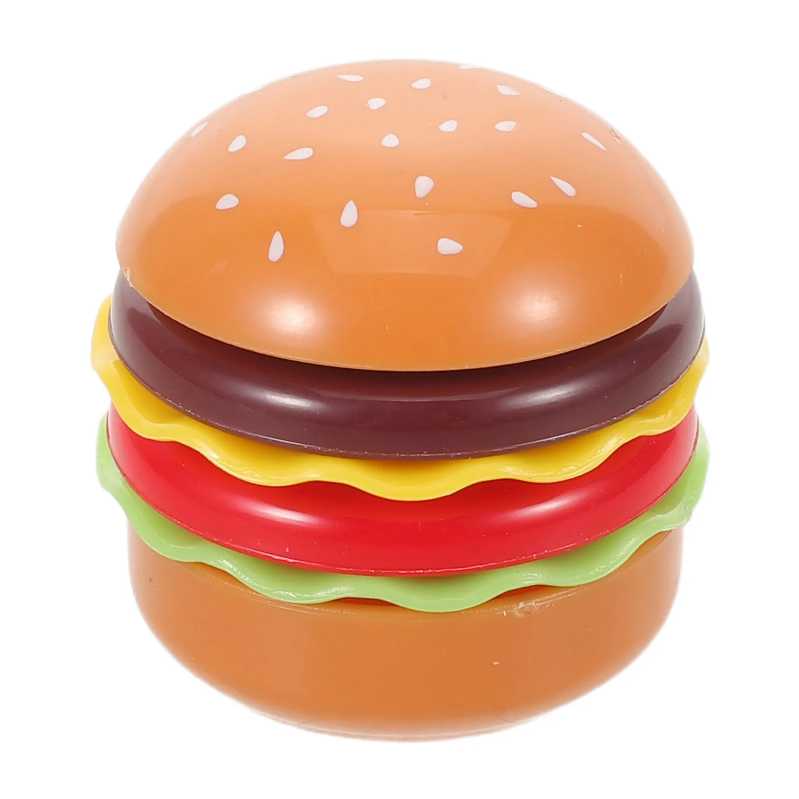 

Miniature Realistic Hamburger Fake Food Prop Bright Color Plastic Pretend Bakery Food Dollhouse Kitchen Accessories Simulation