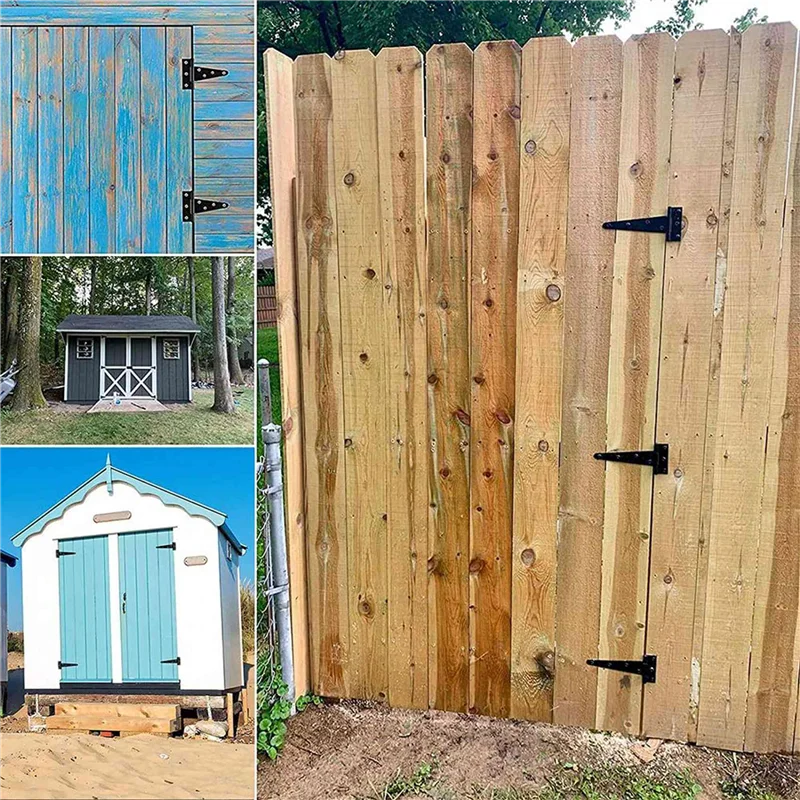 ABGR-18 حزمة المفصلي المحملة الثقيلة، 150 مم 6 بوصة T المفصلي حزام معدني المحملة المفصلي مع مسامير للأبواب السقيفة، بوابة الحديقة