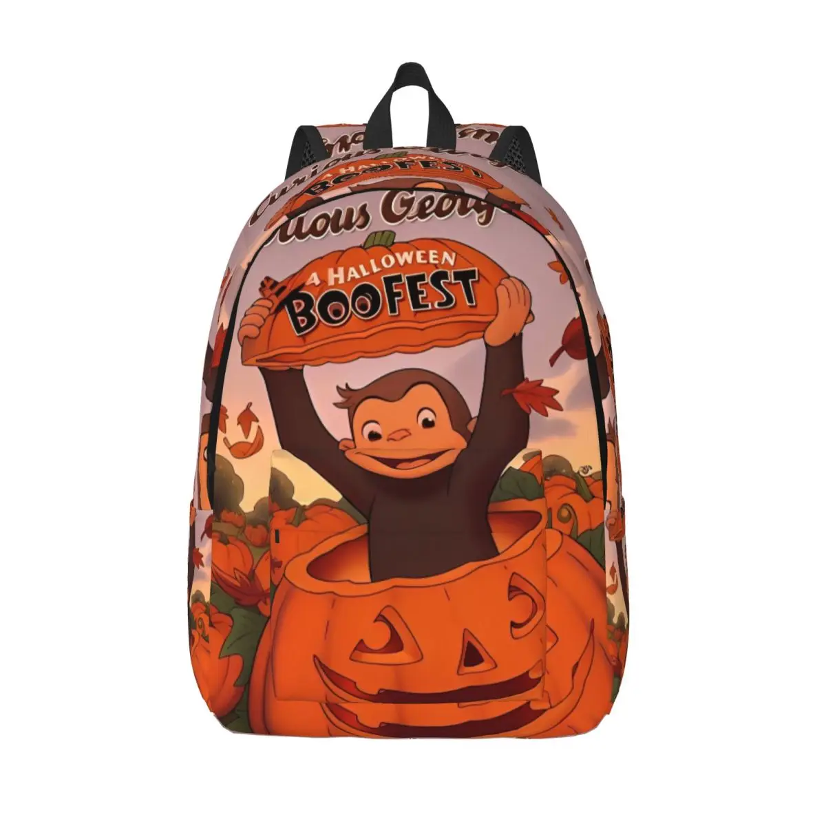 

Любимый Джордж, африканская обезьяна, аниме, подростковый рюкзак, уличный школьный деловой рюкзак для мужчин и женщин, холщовые сумки для колледжа