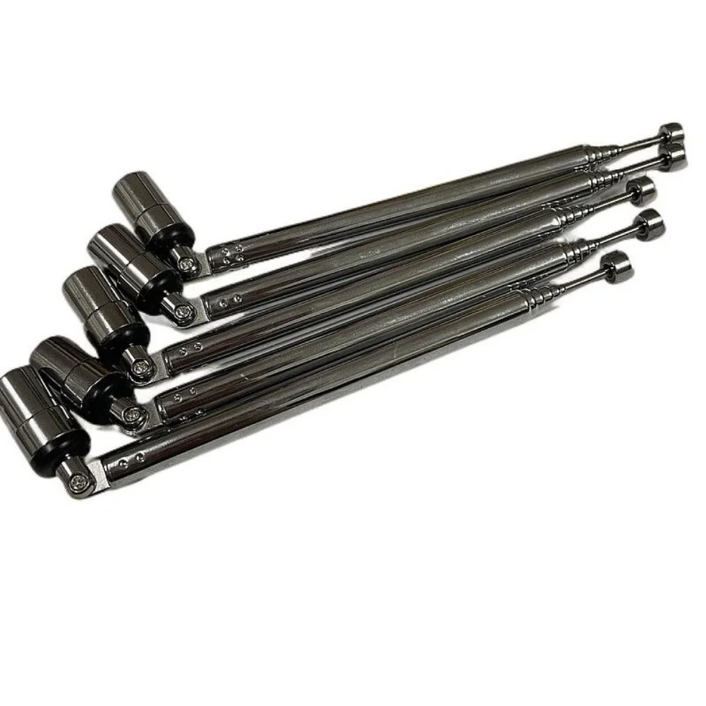 5Piece Telescopic Antenna Set Compatible with Ground Wave Radios and Digital For TVs to Improve Signal Reception