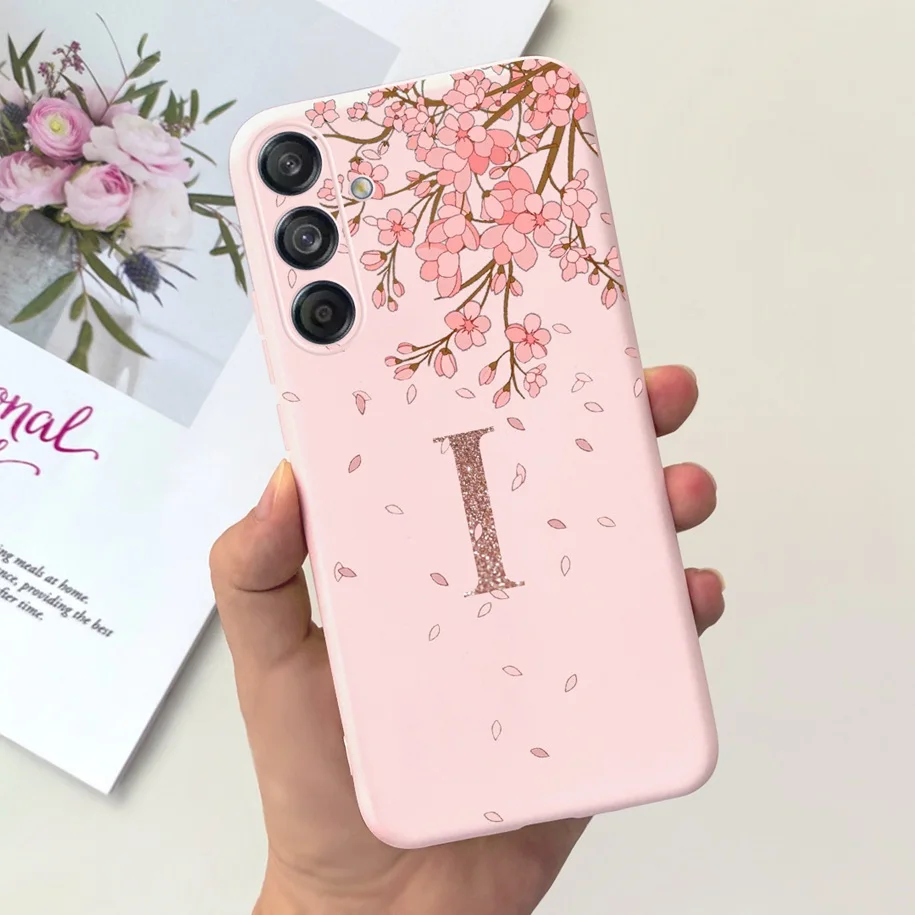 เคสซิลิโคนนิ่มสำหรับ Samsung Galaxy M55 5G เคสรูปมงกุฎดอกไม้น่ารักสำหรับ Samsung M55ม. 55 2024เคสโทรศัพท์