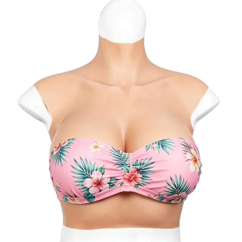 Silicone Breast Silicone Fake Chest Realistic Chest Shape Is Suitable for Role-Playing As A Drag Queen, Cross Dressing, CDEG Cup