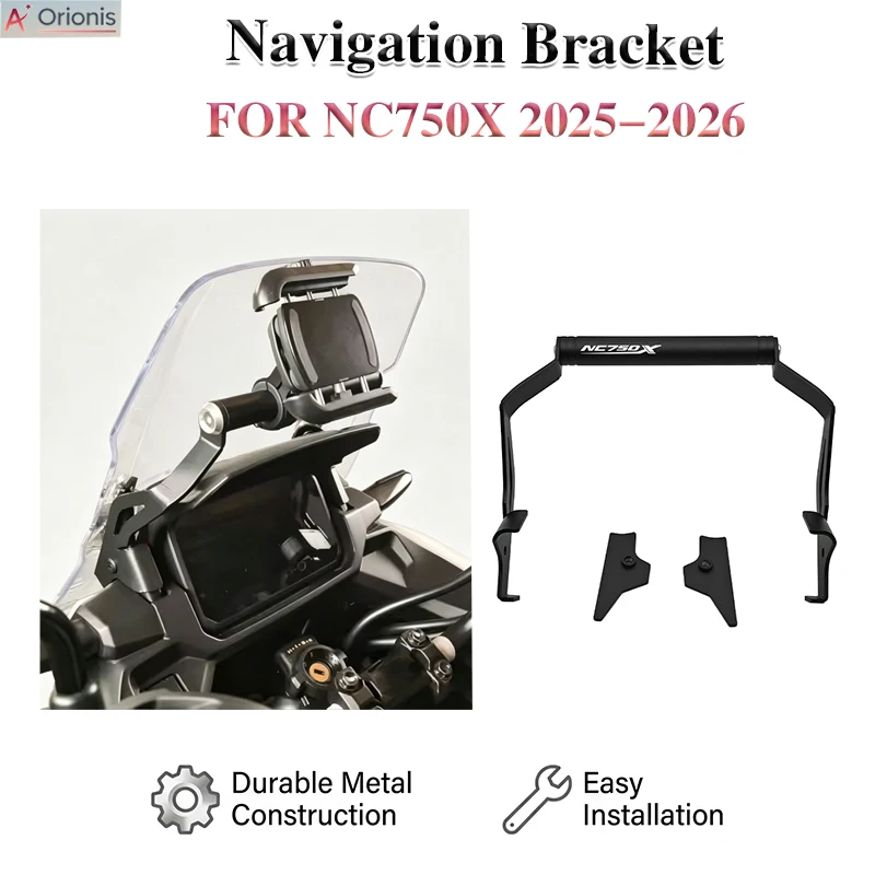 Image of NC750X 2026 Motorrad Erweiterter Halterungskit für Telefon- und GPS-Navigation – Halterung für NC750X NC 750X 2025 2026