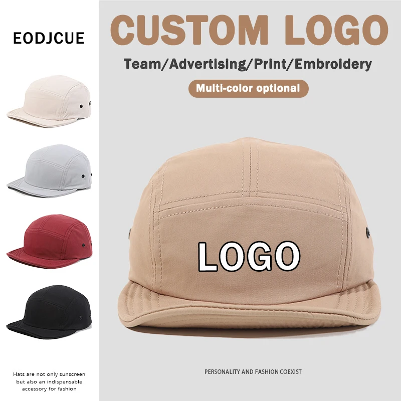 

New Customizable Logo Soft-brimmed Camping Hats for Men and Women Summer Outdoor Sports and Leisure Hip-hop Baseball Caps