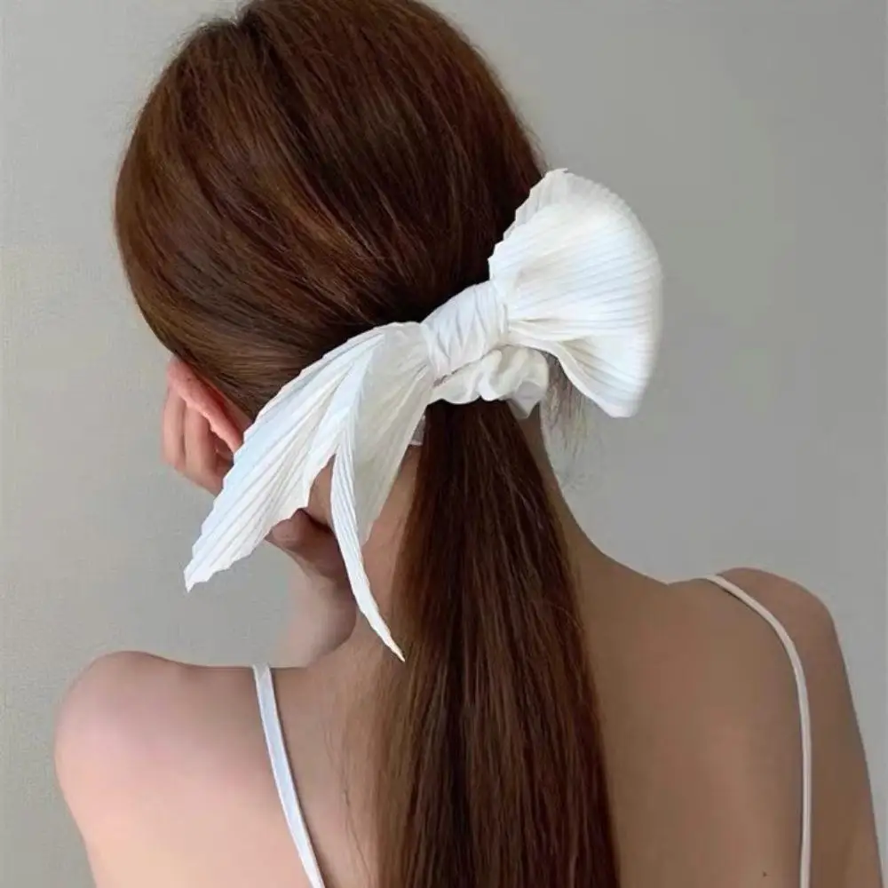 

Hot Square Scarf Women Girls Spring Summer Sweet Scarves Girl Headscarf Headdress Satin Silk Pleated Scarf Crinkled Hair Scarves