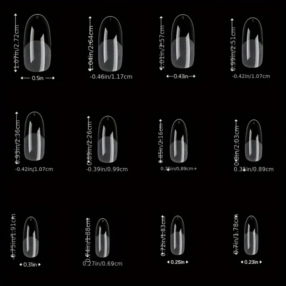 120 uñas postizas de cobertura completa, estilete, almendra, cuadrada, ataúd, francesas, puntas de gel removibles, cápsula 5