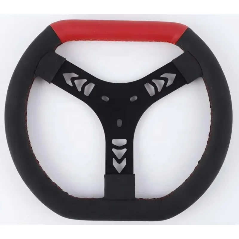 

Руль для картинга из алюминиевого сплава, сертифицированного CE, и кожи из микрофибры EVA, для модификаций/улучшений, совершенно новый.