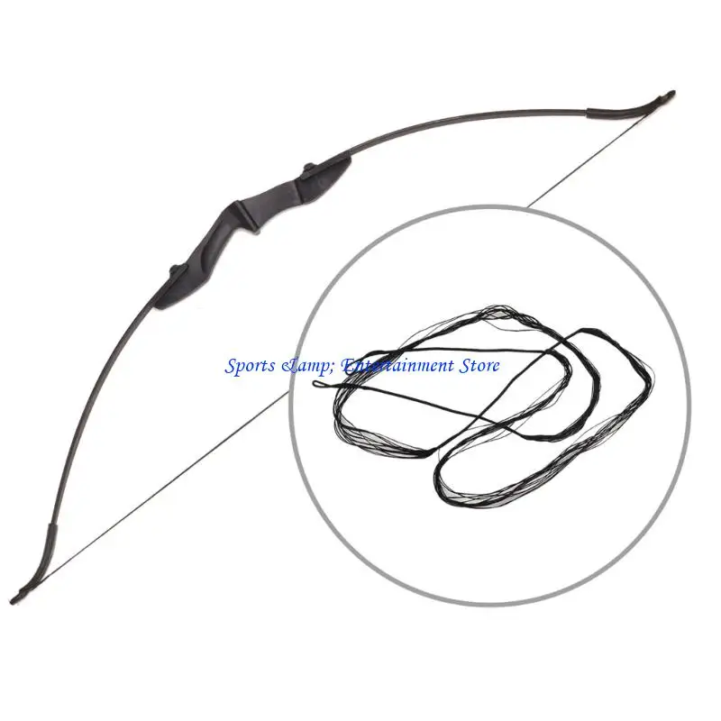 G7NF 2 Stück traditionelle Recurve-Bögen-Sehne, 52-Zoll-Bogen-Sehnenersatz für traditionelle Recurve-/Langbögen und – Detail 1