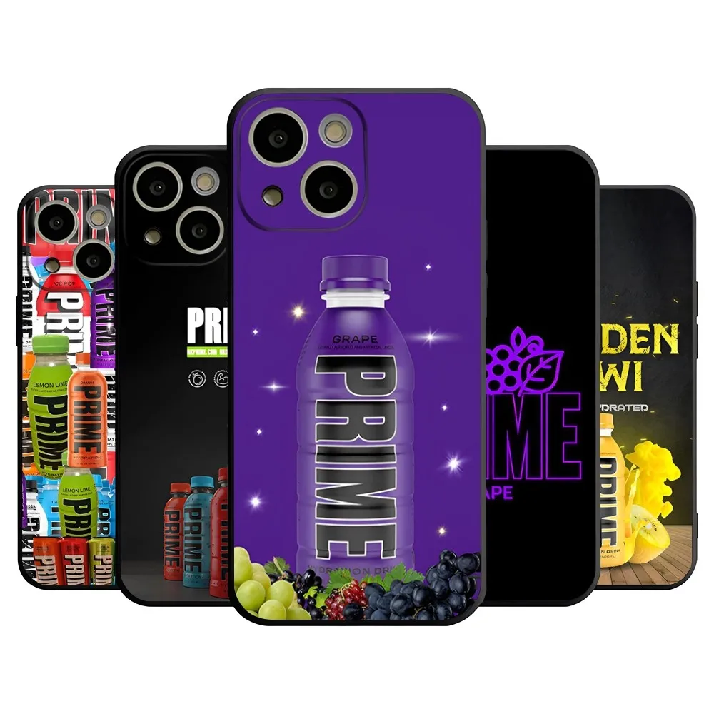 Prime Drink Phone Case Apple for Iphone 15 Pro Max 12 Mini 13 11 14 Pro Xr X Xs 6 6s 8 7 Plus Design Back Cover