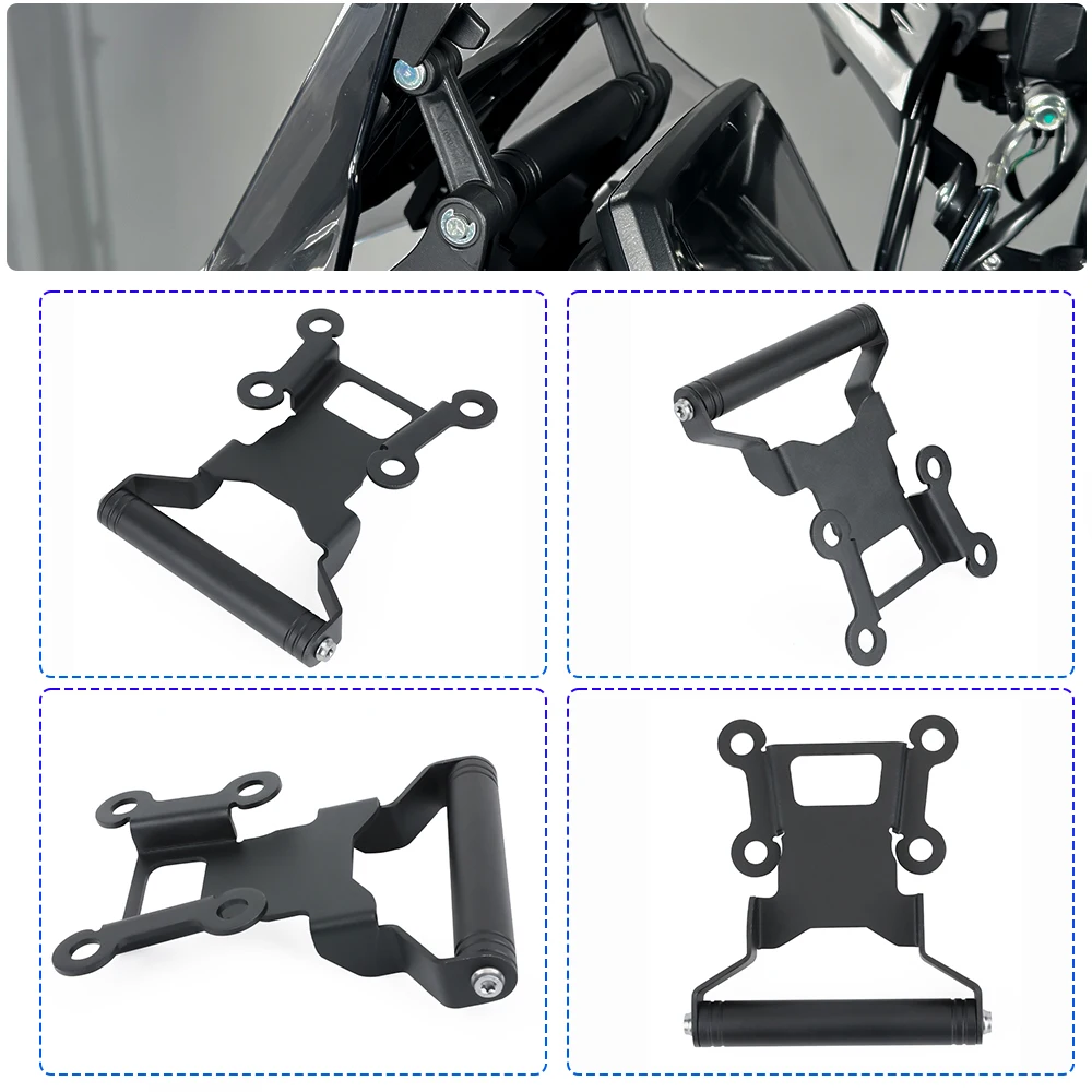 DS525X GPS Navigation Mount Support Bracket For Voge Valico 525 525DSX DSX525 2023 2024 Phone Recorder Camare Cross Bar Holder