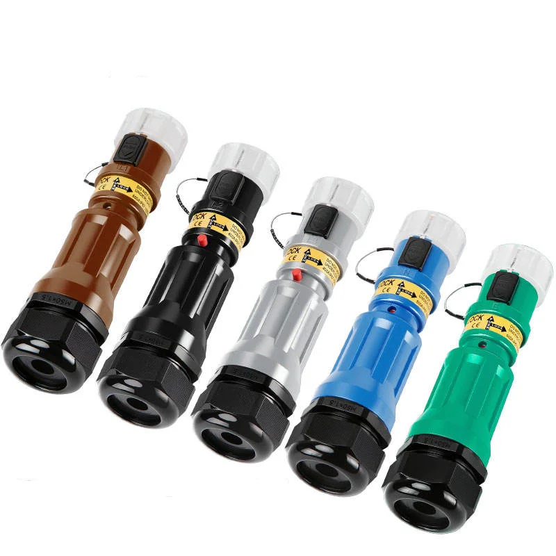 Camlock Female Connector Plug, 800A High Current Industrial Plug-in Socket Equipped With Cable Drain Function
