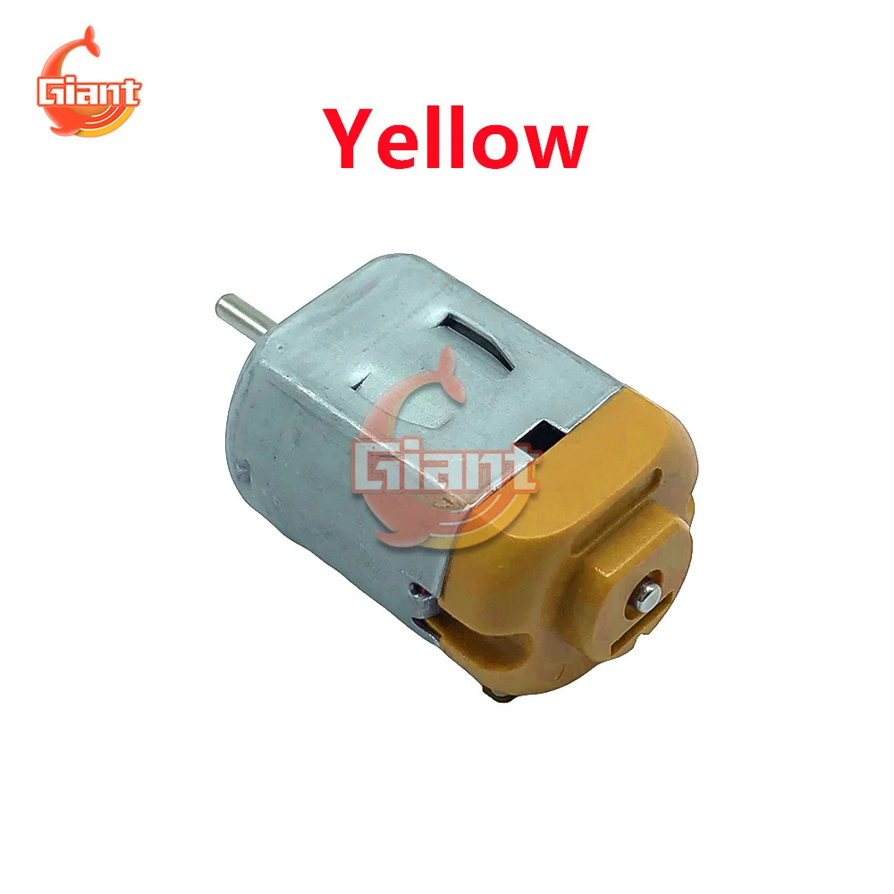 1 / 2 / 10 Pcs Hobby Motor 130 3V-6V 0.35-0.4A 16500RPM Mini DC Motor Micro DC Motor for DIY Toys Hobbies Smart Car 3V Motor