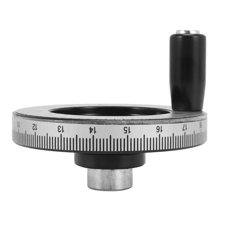 ~Latest Model 3Pcs 80Mm Solid Hand Wheel Scale Hand Wheel Mechanical Parts Bakelite Machine Handle Calibrated Handwheel