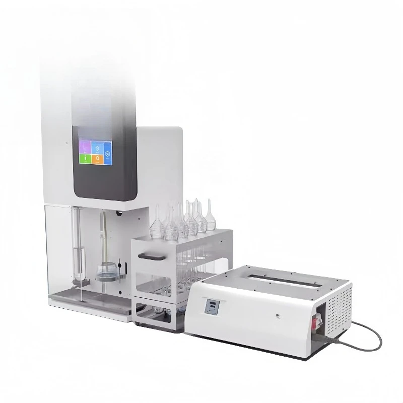 Automatic, fixed nitrogen distiller, fixed nitrogen analyzer