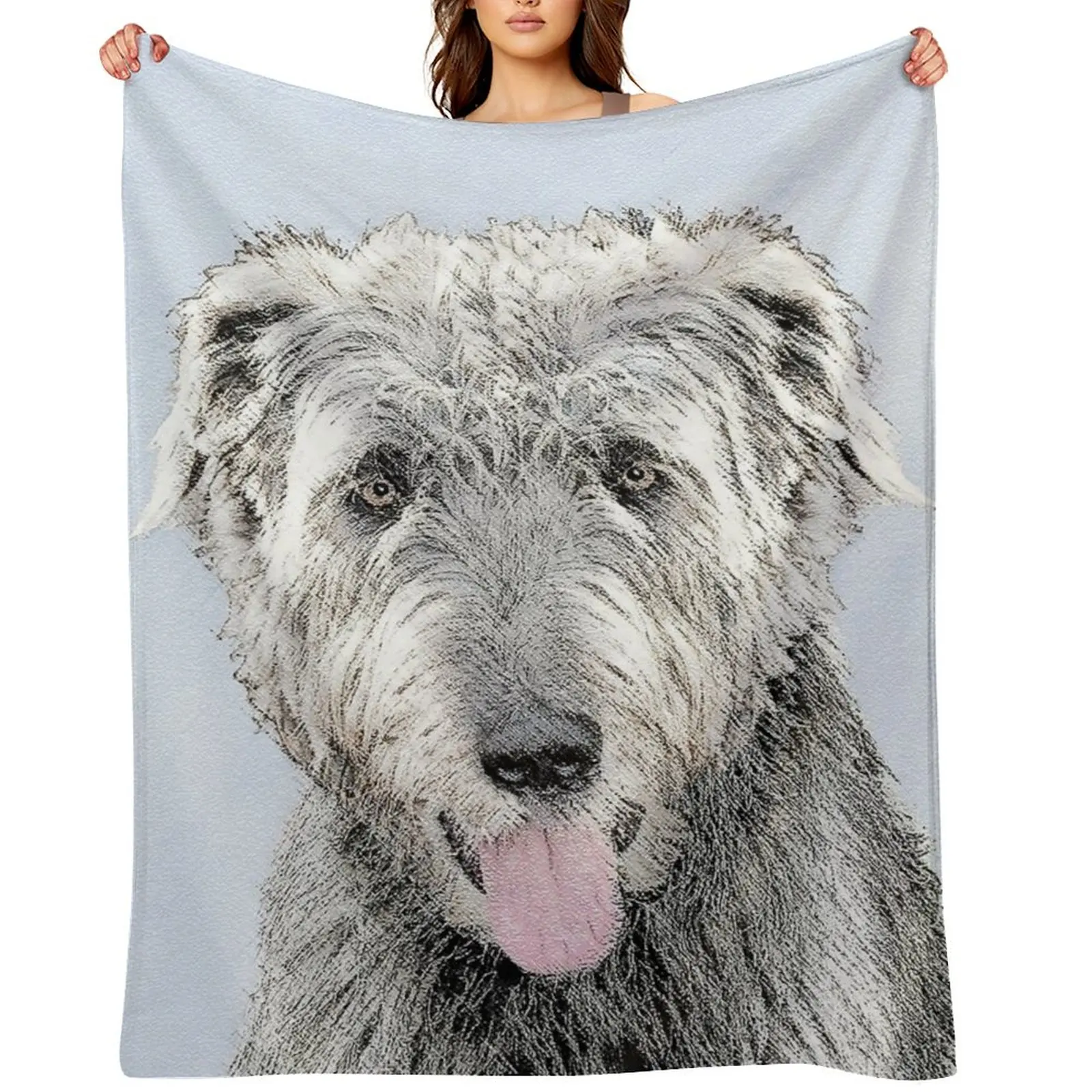Irish Wolfhound Throw Blanket Decorative Throw Blankets For Bed Tourist Luxury St Single For Baby Blankets