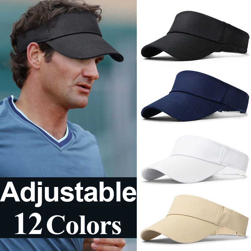 Outdoor Sport Empty Top Hat Women Men Summer Breathable Baseball Cap Running Tennis Sun Hats Adjustable Visor UV Protection Caps