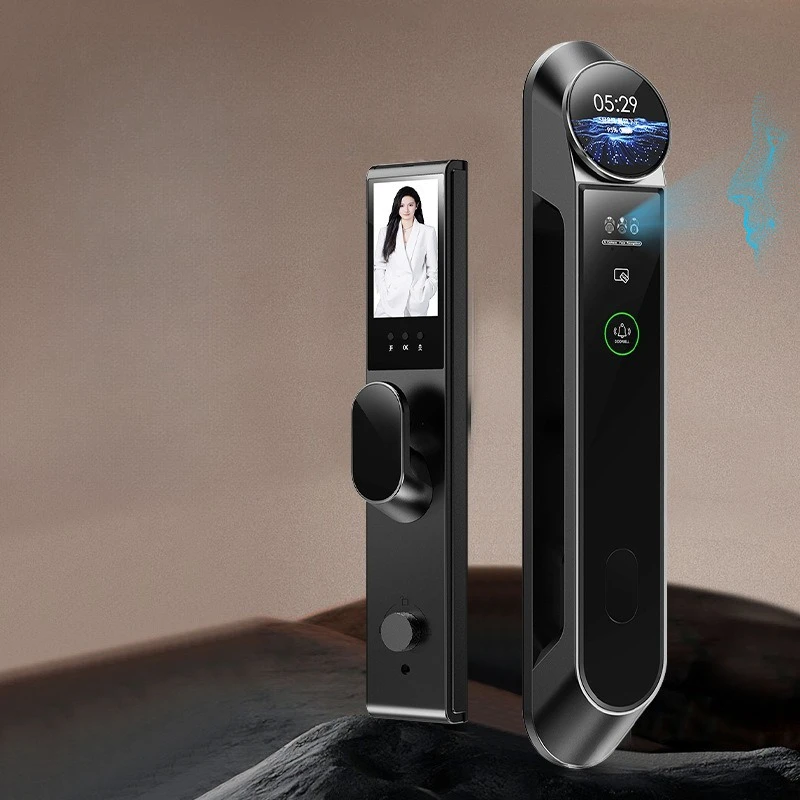 Smart Electronic Password Lock Face Recognition Visual  Household Anti-theft Door Automatic Digital Fingerprint IC Card UnLock