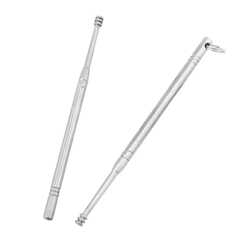 3 PCS Curette Ear Metal Cleaner Portátil Eliminación de cerumen Plata Hombres y mujeres