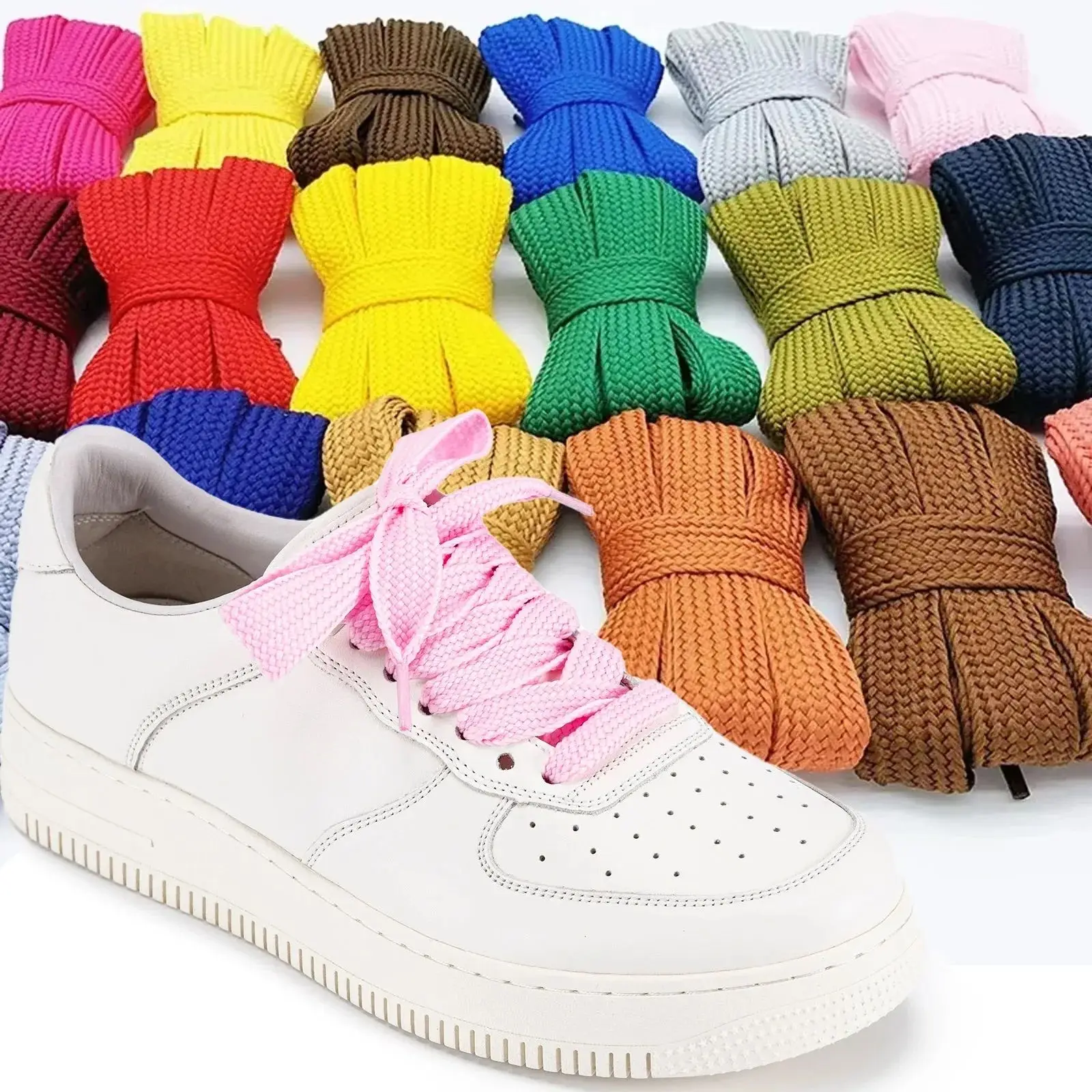 20MM Wide Flat Laces Big Campus Laces Fashion Rope Shoelace for Adults & Kids Sneakers 100/120/140/160CM Shoes Accessories