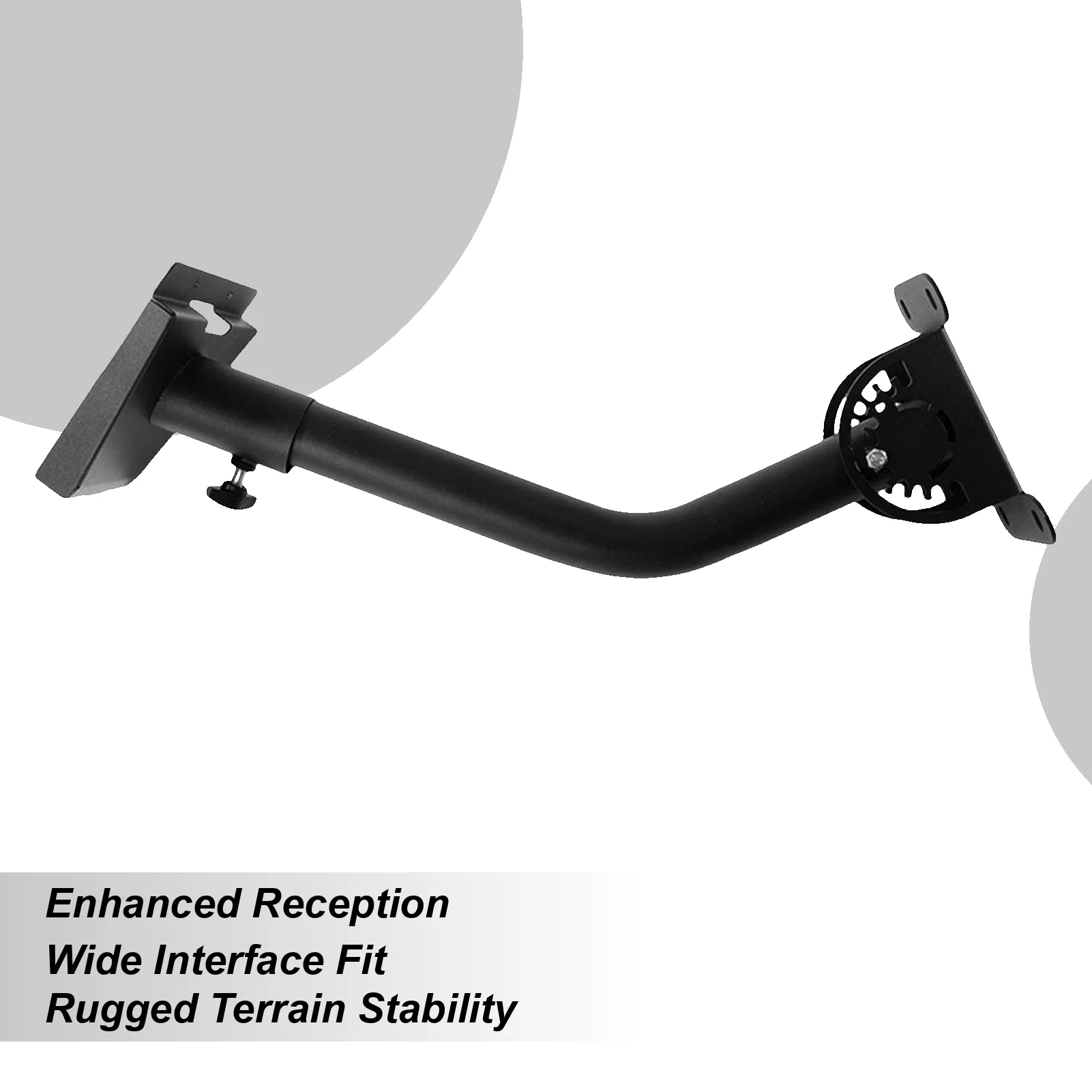 For Starlink Gen 3 Pole Mount Bracket Precise Metal Compact Mounting Antenna Mount Bracket For RV Camping Outdoor Travel Home