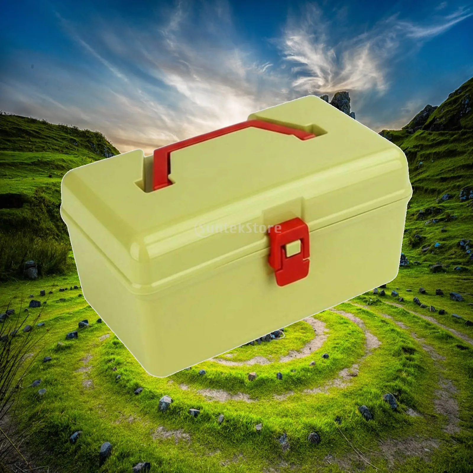 Multipurpose Storage Case with Comfortable Handle for Painting Accessories Hardware Beads Organizing