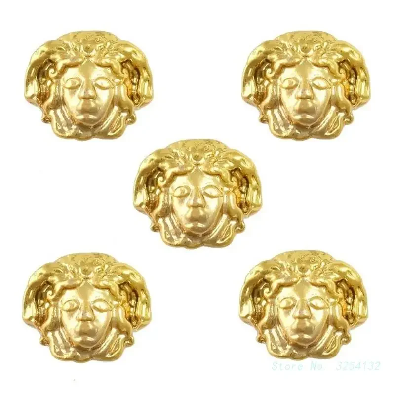 10 Pieces Alloy Art Egypt Art Decorations Art Decorations Accessories for DIY Acrylic Nails image 4