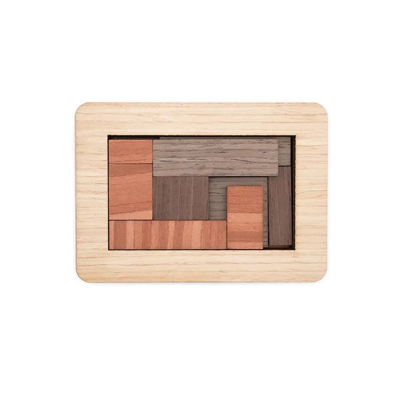 Nova lógica desafiadora de madeira cérebro teasers pacote post quebra-cabeça mente inteligência jogo educativo