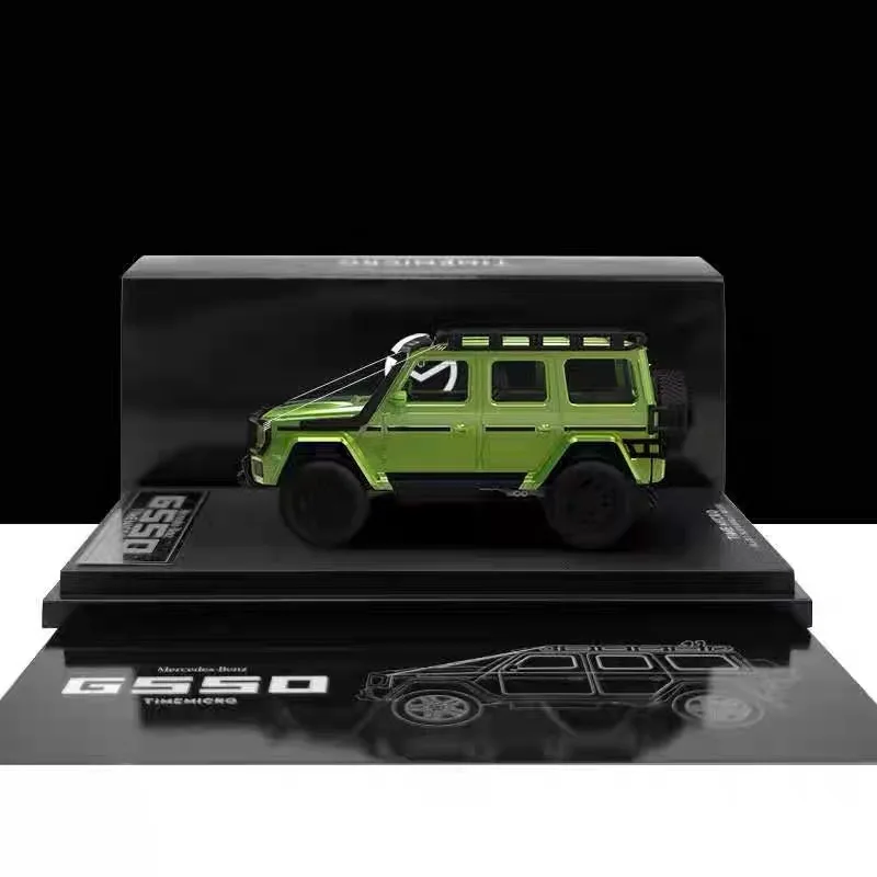 Timemicro1:64 car model Mercedes Babs G550 model with shock absorbing alloy simulation play car