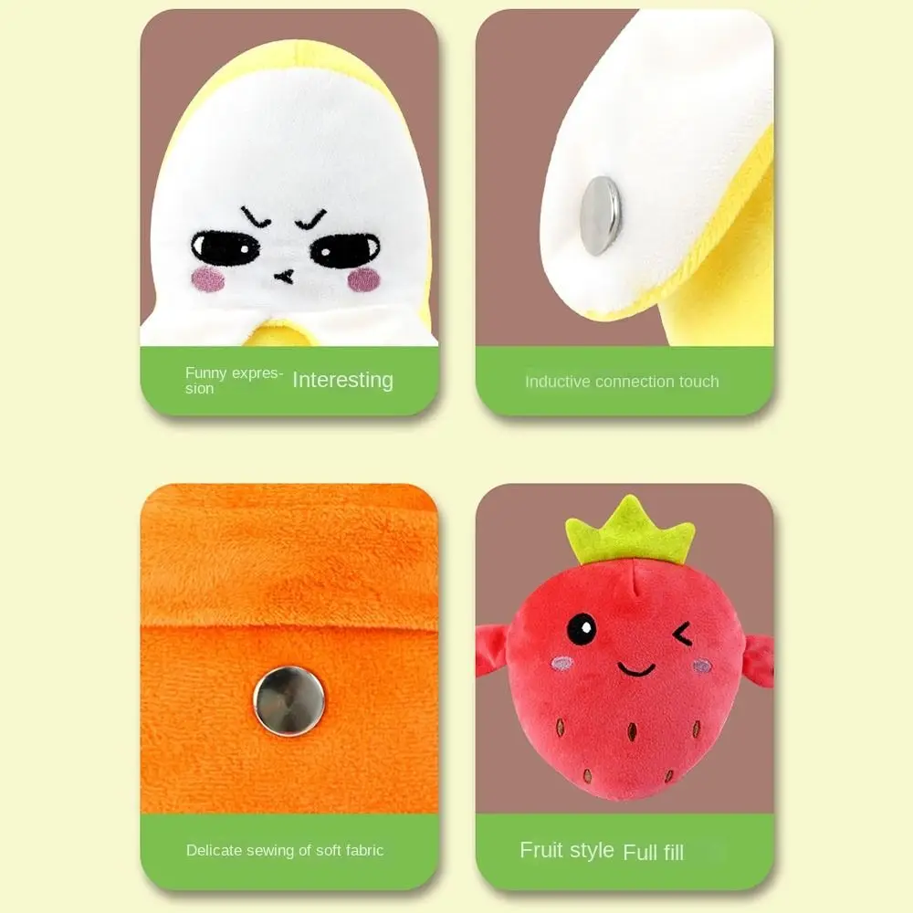 لعبة موسيقية تفاعلية جديدة استشعار فوز الفاكهة الموسيقية دمية لعبة الفاكهة الاستشعار فوز البيانو الكمثرى البرتقال لعبة كهربائية #5