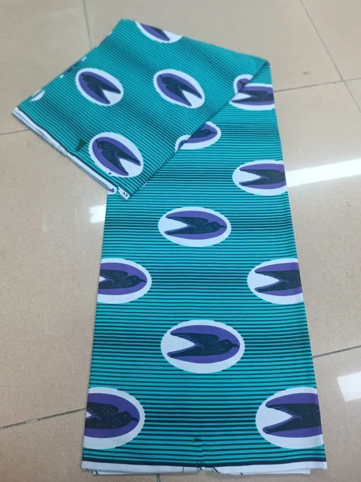 Factory Price Ankara Wax Fabric 100% Cotton Tissu Pagne Guaranteed Veritable African Real Wax Prints Fabric Nigeria Wax Fabrics