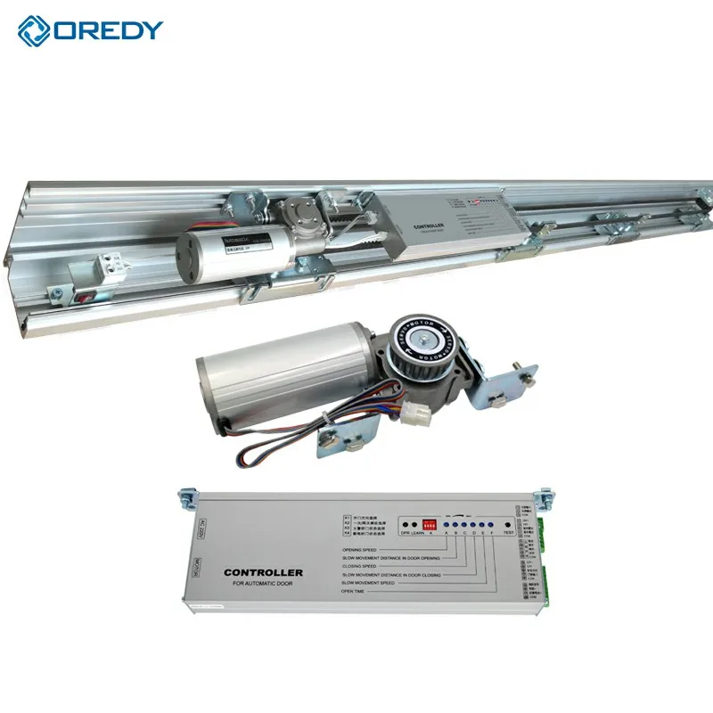 Modern Design Automatic Door System Heavy-Duty with Sensor & Opener for Hotel Mall Hospital School Supermarket Use