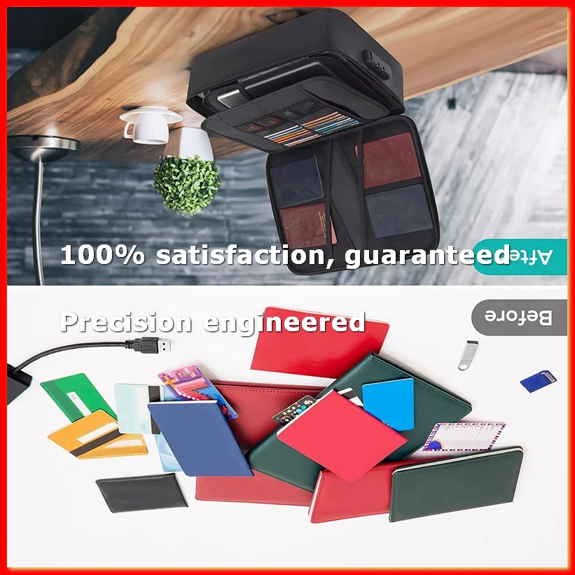 Fireproof Document Bag with Lock Home Office Travel Fireproof and Waterproof Safety Box Portable Handle File Storage-A55K
