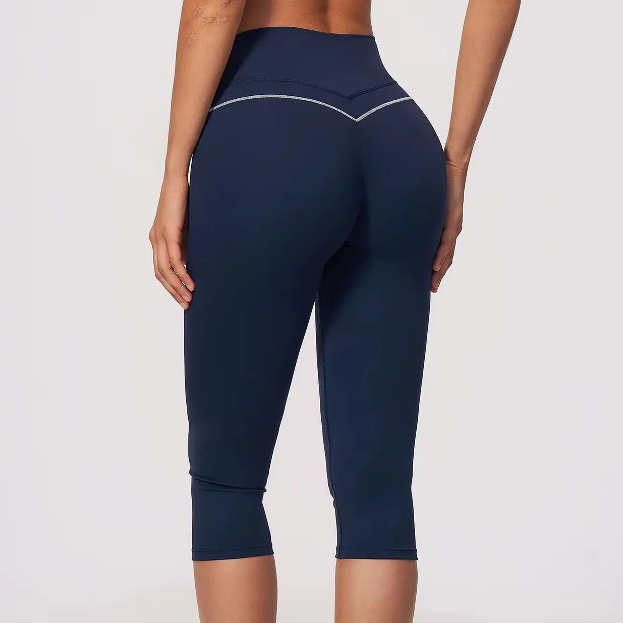 Summer High Waist Gym Shorts Yoga Shorts Women's Breathable Fitness Cycling Shorts Running Sports Shorts Female Workout Shorts