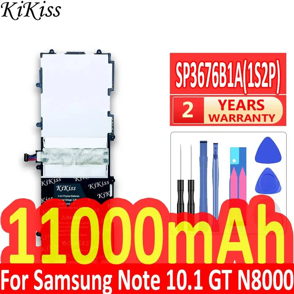 Battery SP3676B1A 1S2P 11000mAh For Samsung Galaxy Note 10.1 GT N8000 N8010 N8020 GT P7500 P7510 Tab 2 GT P5100 P5110 P5120