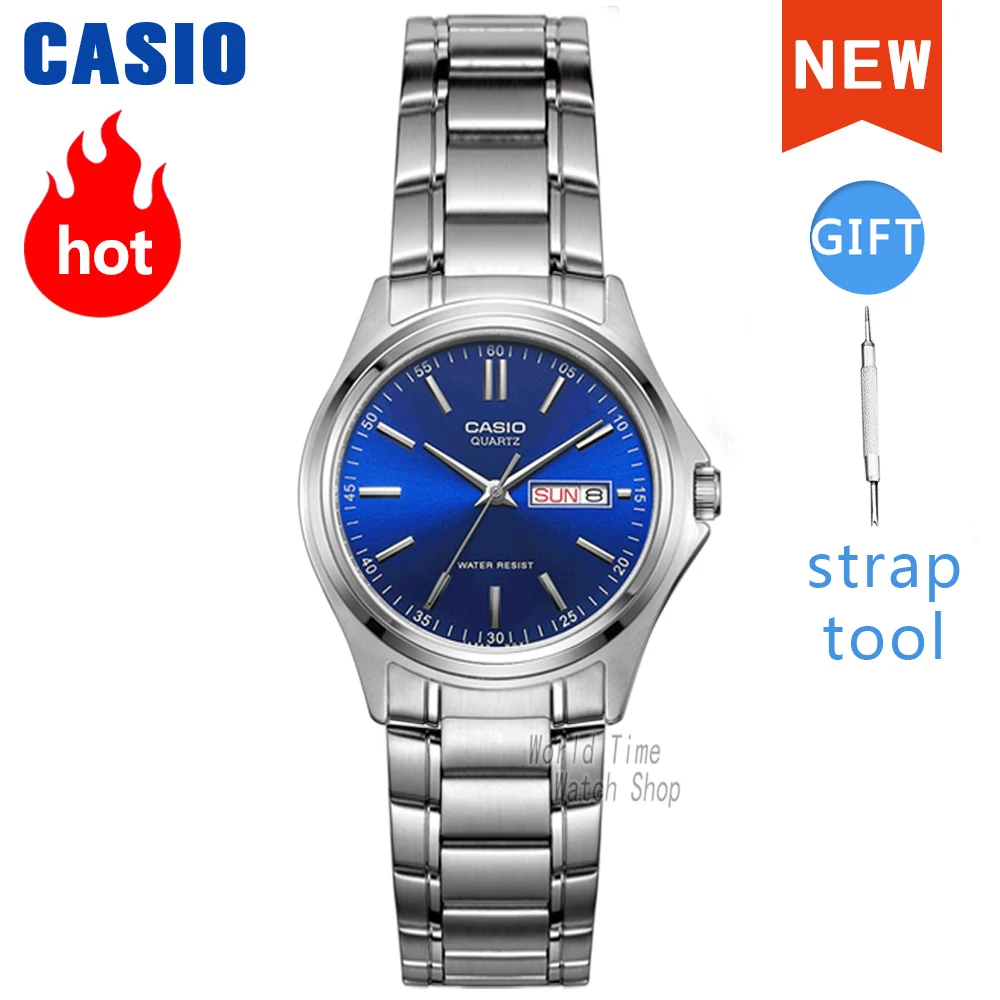 Casio watch men Herenhorloge Eenvoudige Retro Wekelijkse Kalender Dubbele Kalender Echte Casio Top Relogio Digitale Sport Waterdicht Kwarts Zakelijk