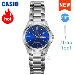 Casio watch men Herrenuhr Schlicht Retro Wochenkalender Doppelkalender Original Casio Top Relogio Digital Sport wasserdicht Quarz Businessuhr Casual Zeigeruhr Sonderangebot reloj de hombre relógio masculino MTP-1239D-2