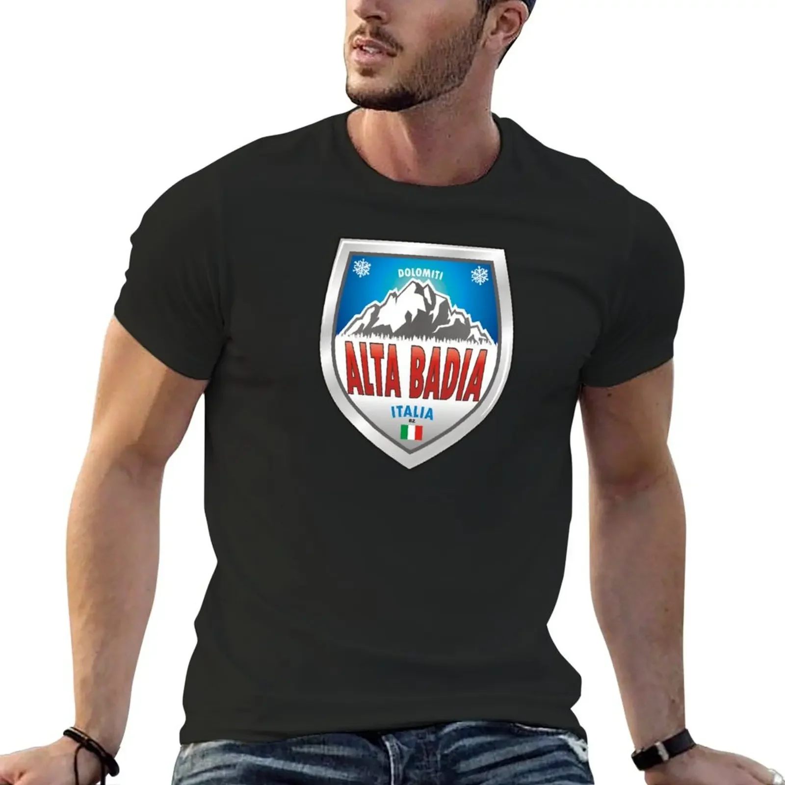 Alta Badia Dolomiti Mountains T-Shirt tees for a boy men t shirts high quality