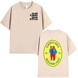 Bad Bunny DTMF Debi Tirar Mas Fotos 2025 New Album T Shirts Men Women Clothing Cotton Oversized T-shirts Hip Hop Fashion T-shirt