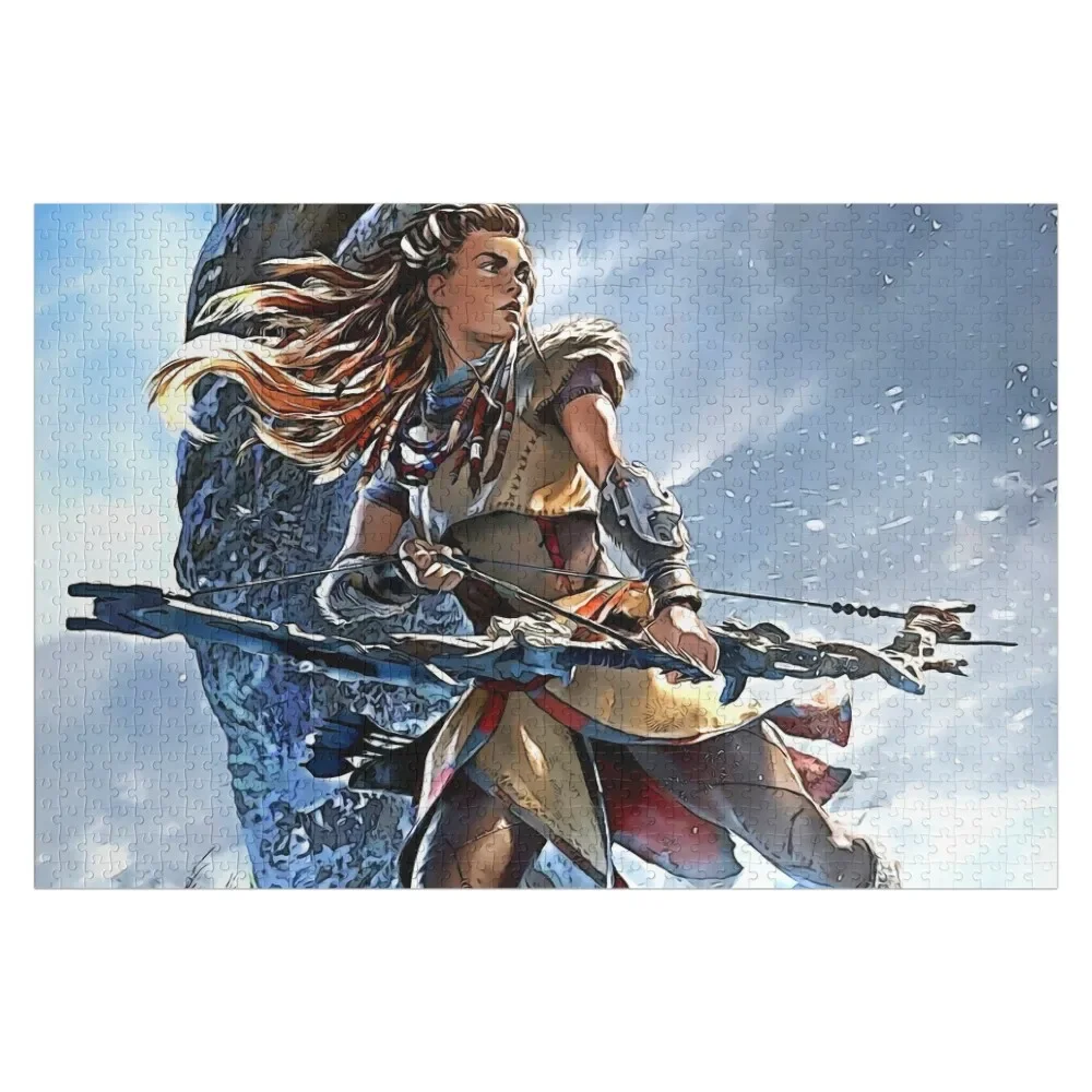 

Forbidden West Aloy Horizon Zero Cartoon Jigsaw Puzzle Wooden Animal Personalized Toys Customs With Photo Picture Puzzle