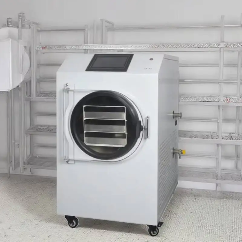 معدات التجفيف بالتجميد المنزلية آلة تجفيف الفواكه الصناعية CE ISO المعتمدة آلة تجميد الفاكهة للبيع