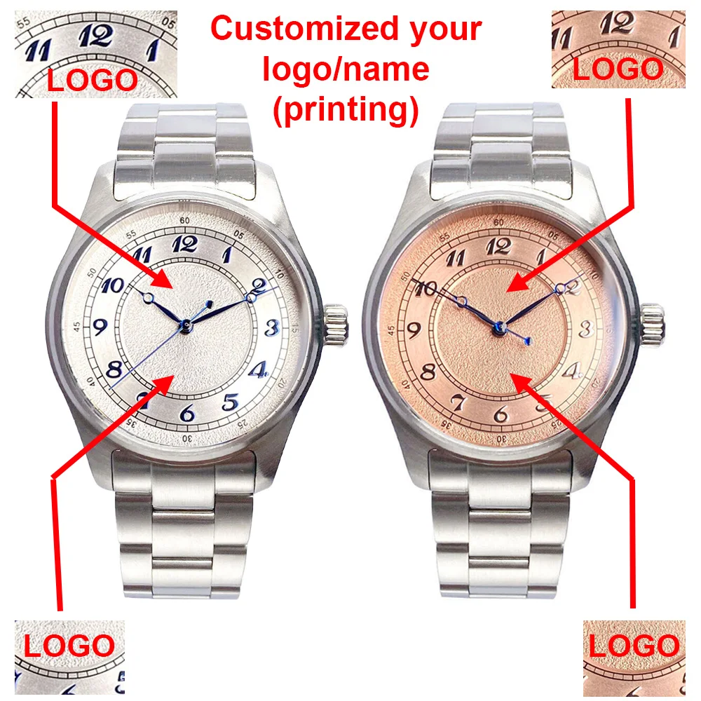 

Customized Vintage Pilot Mechanical Wristwatches NH35A Automatic Movement Stainless Steel Watch Men 200m Waterproof Sport Clock
